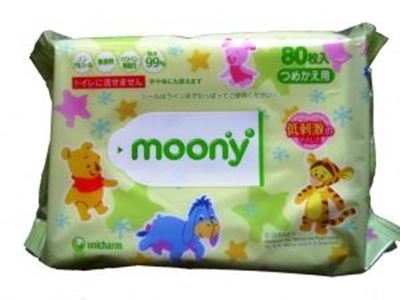 Изображение Муни (Moony) Влажные салфетки для младенцев